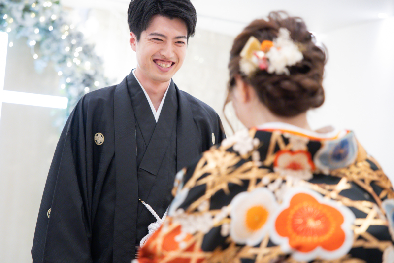和装でのファーストミート