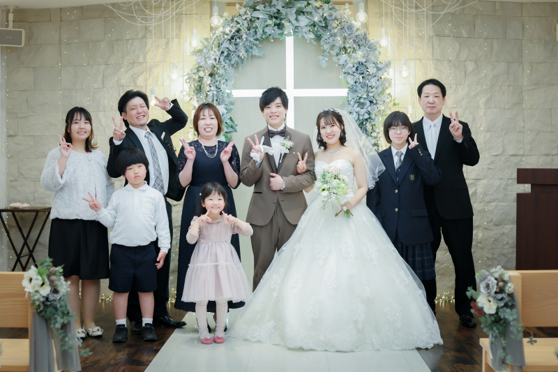 ご家族様ショットは欠かせません！