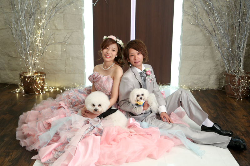 大好きなワンちゃんと