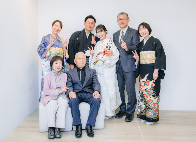 ご新郎様ご家族ショット