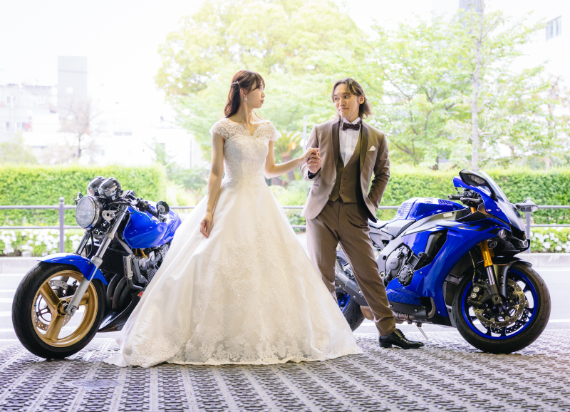 バイクも登場☆