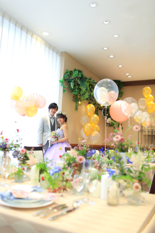 バルーンで華やかなパーティ♪