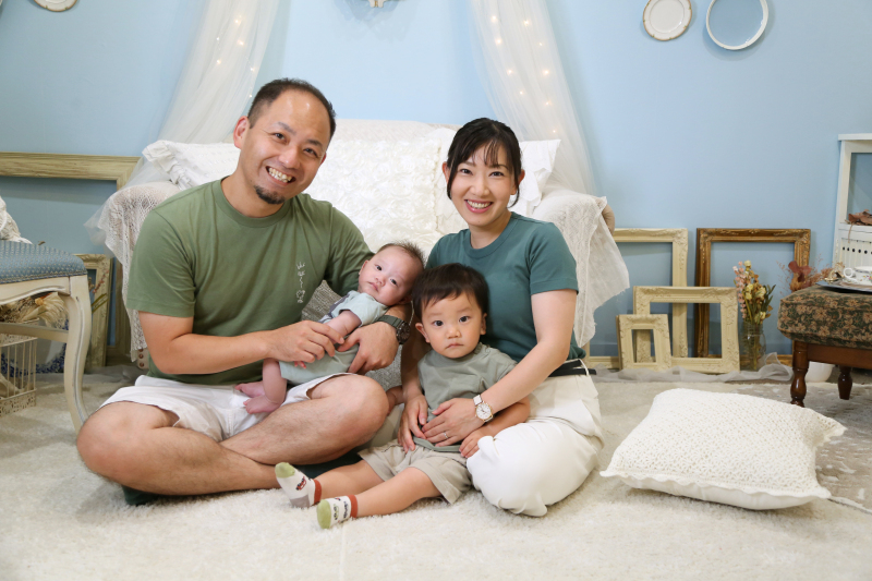 2022年♡4人で家族撮影!