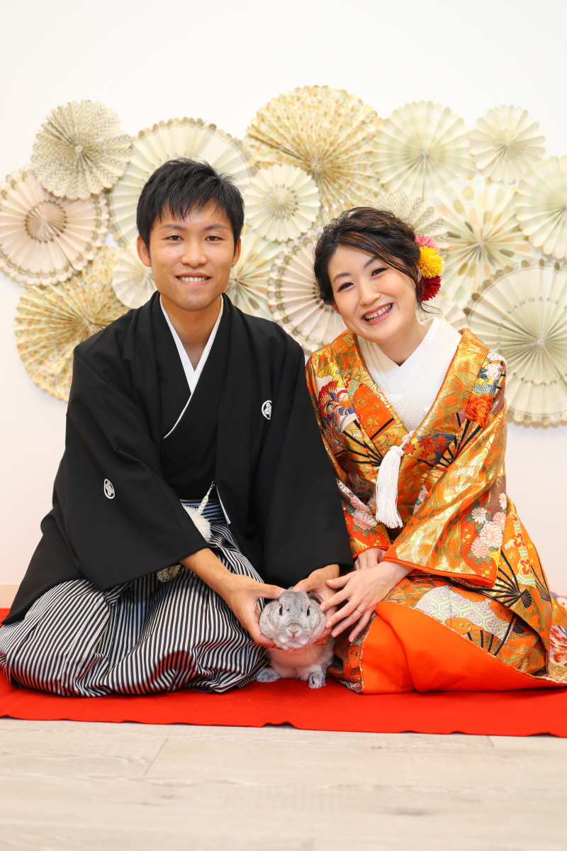 大好きなペットとも撮影可能♡