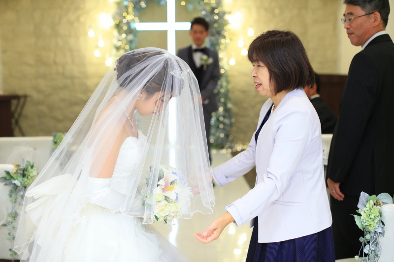 ベールダウンのセレモニー