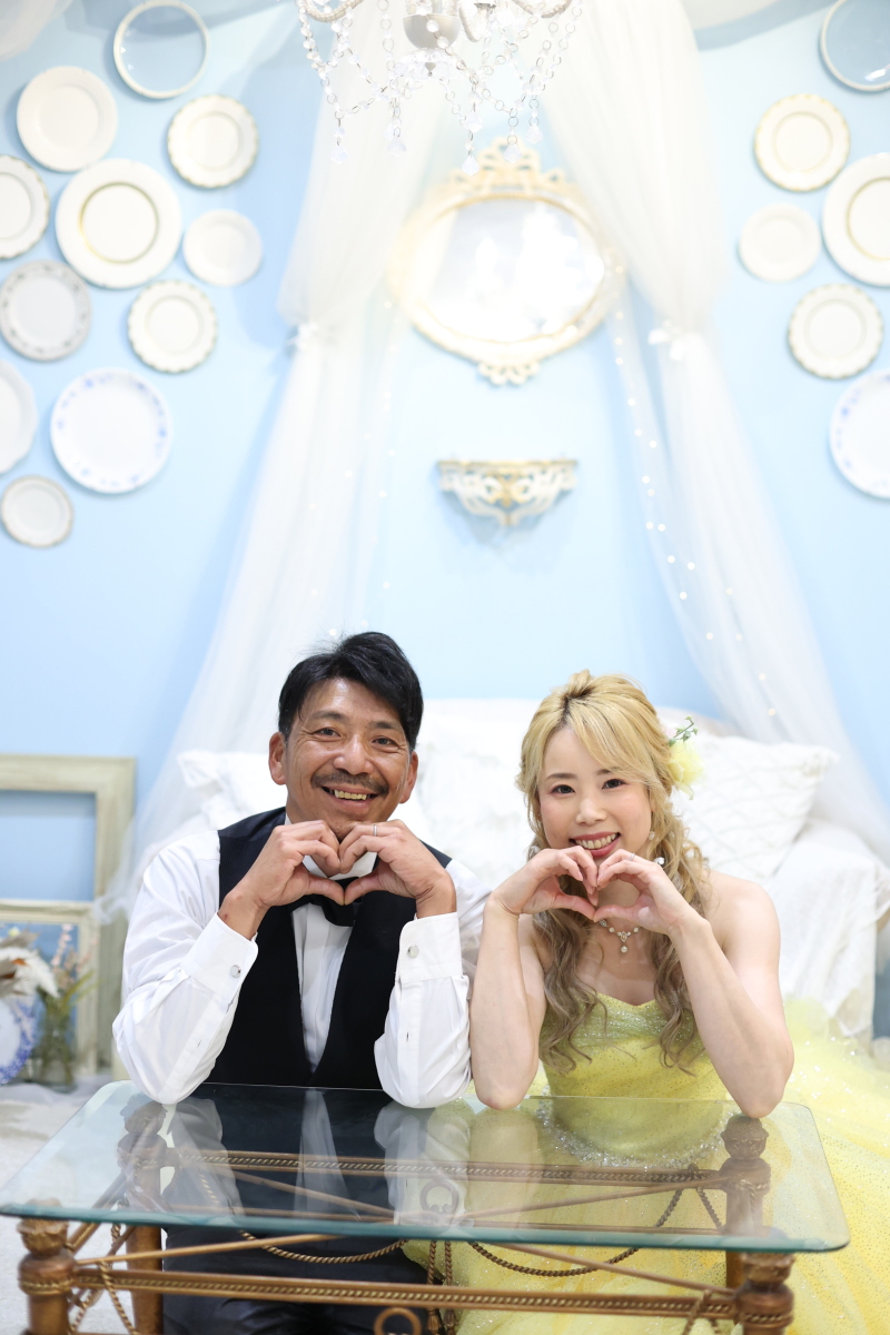 ハートのポーズ