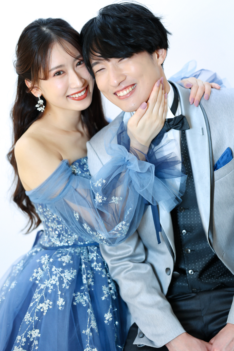 カラードレスにお着替え＊