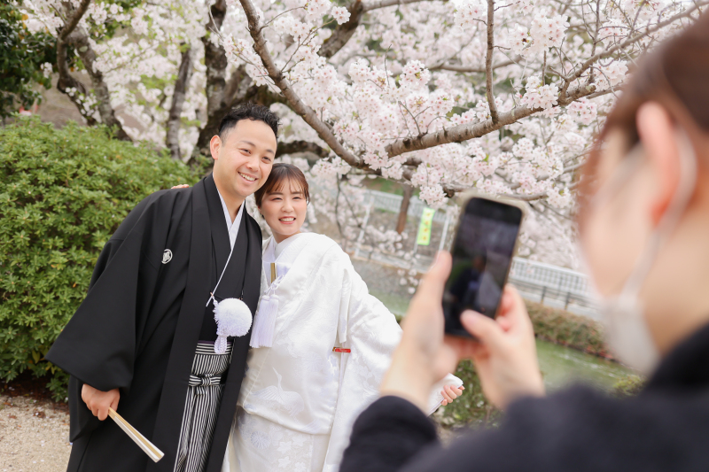 スマートフォンで記念撮影♪