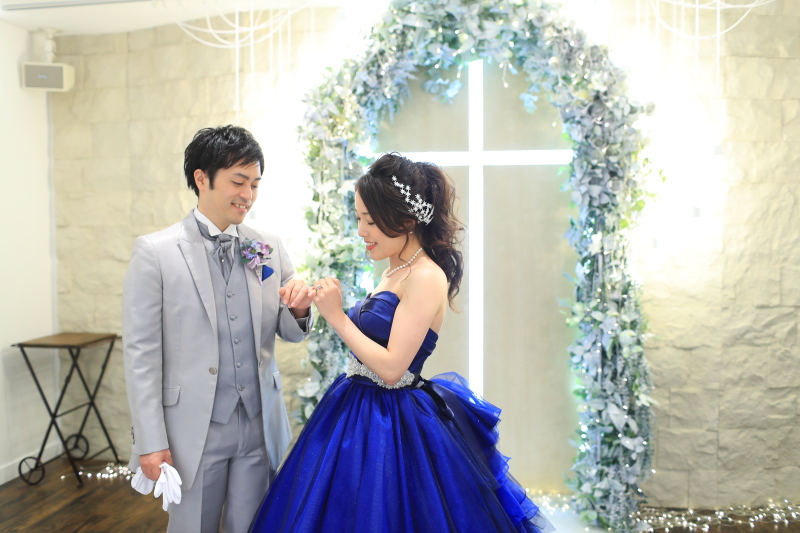 タキシード&カラードレス