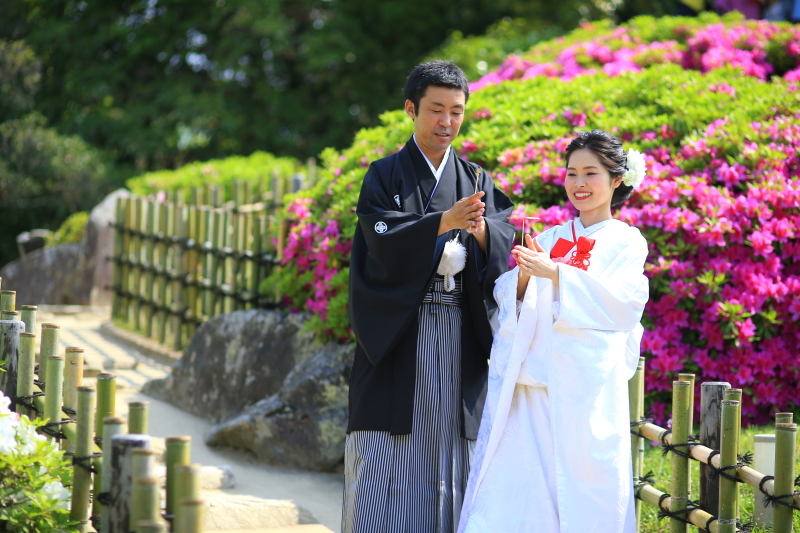 鮮やかな新緑ロケーション☆チャペルフォト