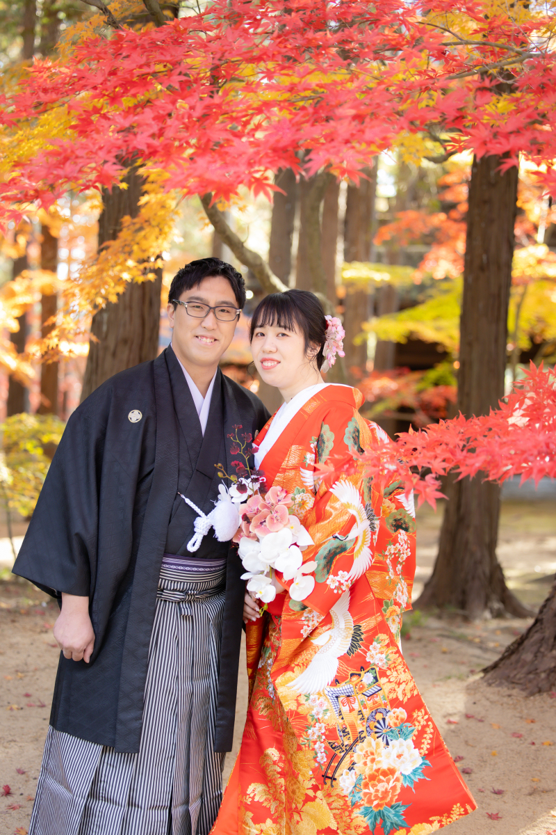 色打掛に掛替え♪