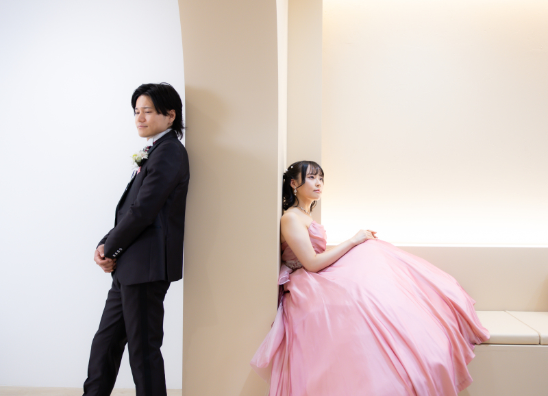 シンプルな背景でもオシャレに♡