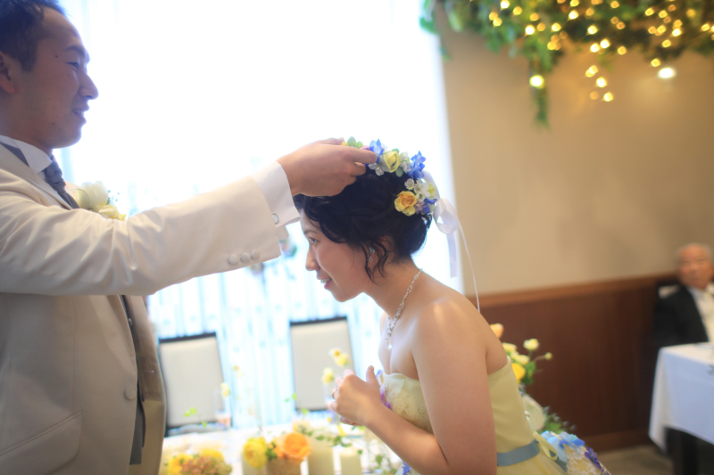 お色直し入場後、いよいよドキドキサプライズ♡