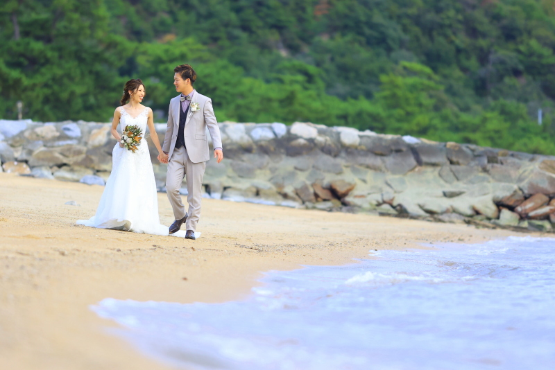 お散歩しながら