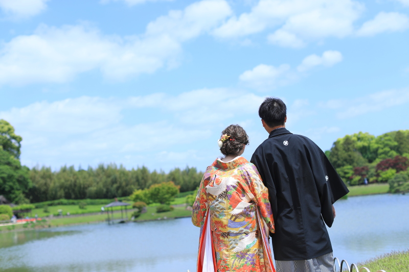 後楽園全体を見渡して♪