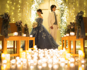 カラードレス×キャンドルフォト
