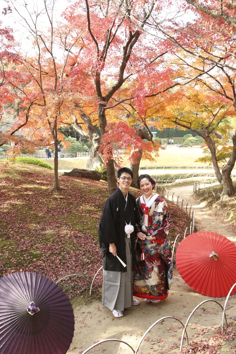 紅葉のイチオシスポットで!