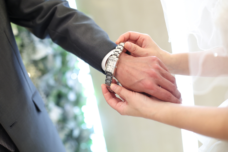 新婦様から新郎様へ