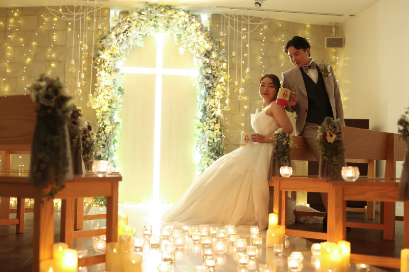 マグカップ×キャンドル