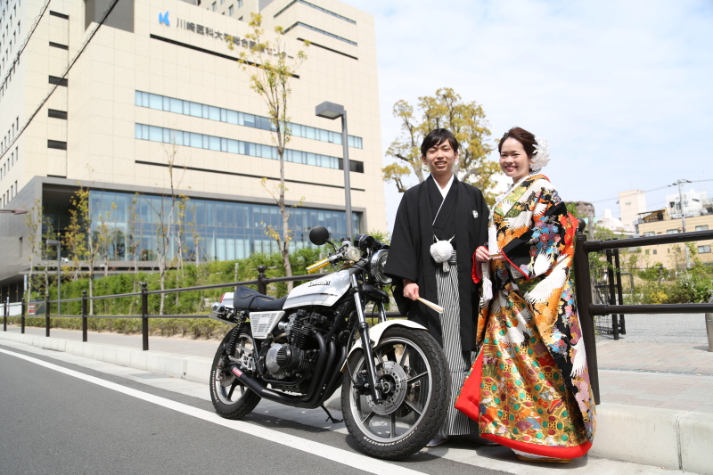 ご新郎様の愛車と一緒に☆