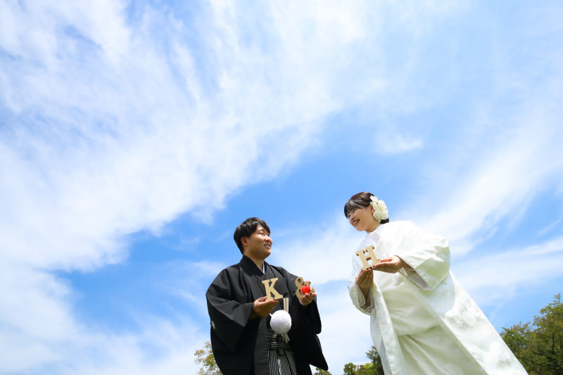 イニシャルを使って