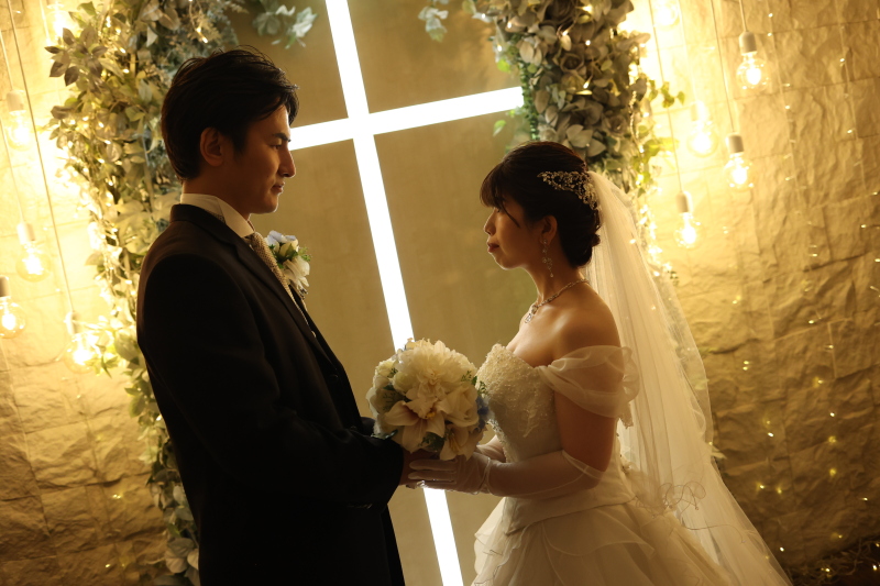 向かい合うおふたり♡