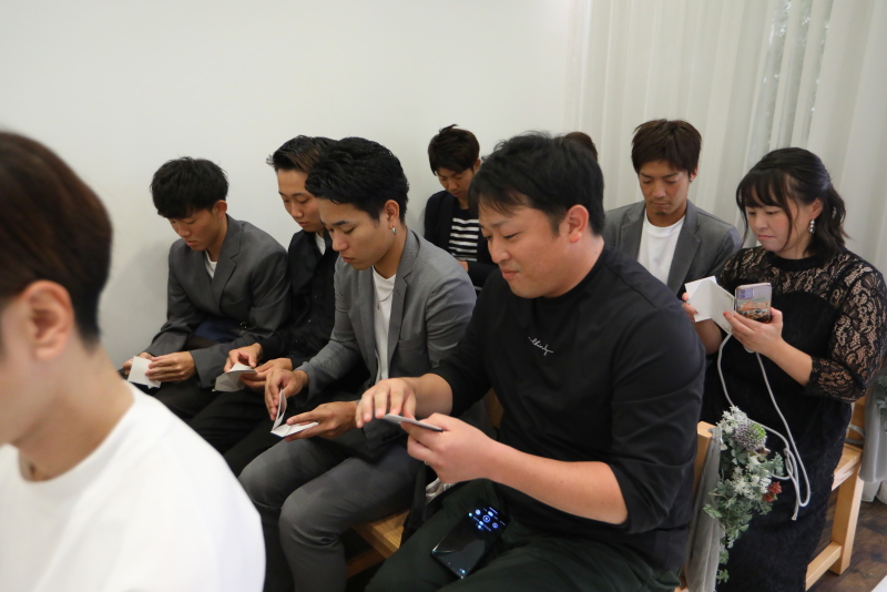 ゲスト様からチャペルへ。。