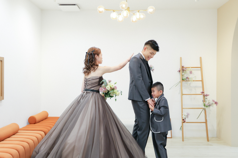 カラードレスでファーストミート