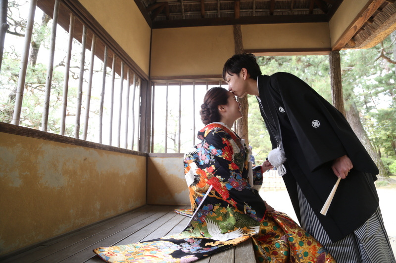 おでこにキス♡