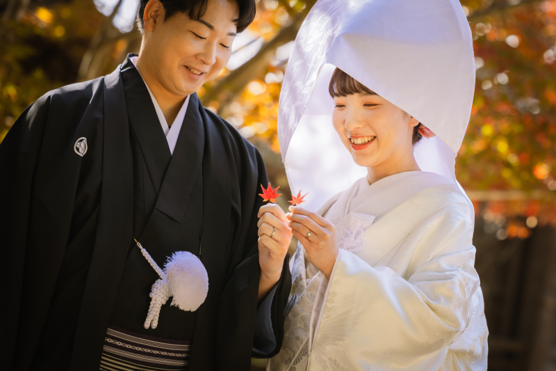 ふたりで見つけた、秋の彩り