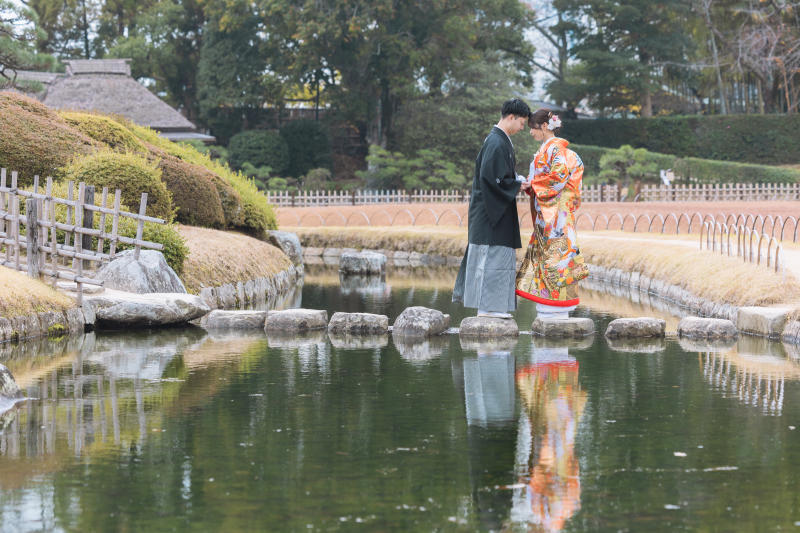 反射を利用して