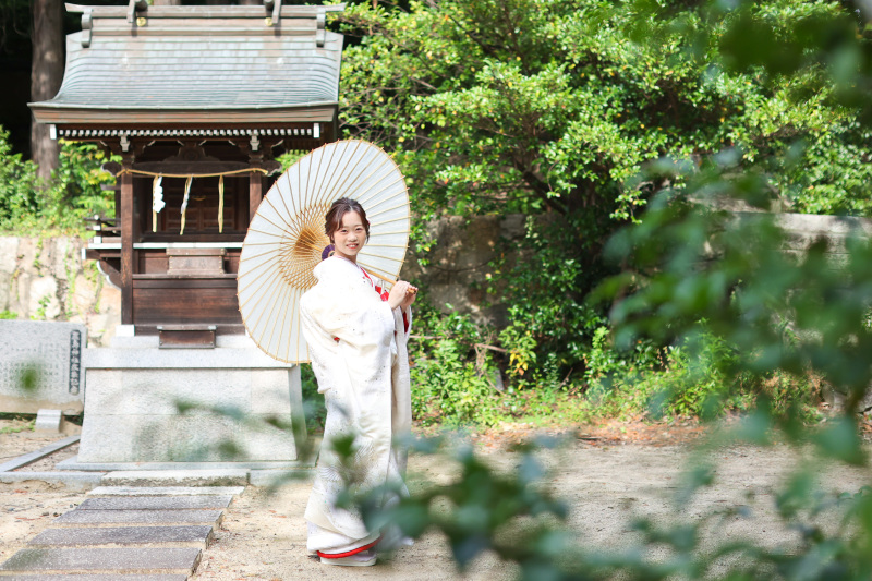 新婦様おひとりショット