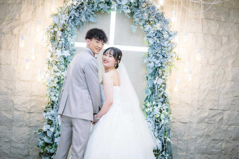 ウェディングドレスへチェンジ♪