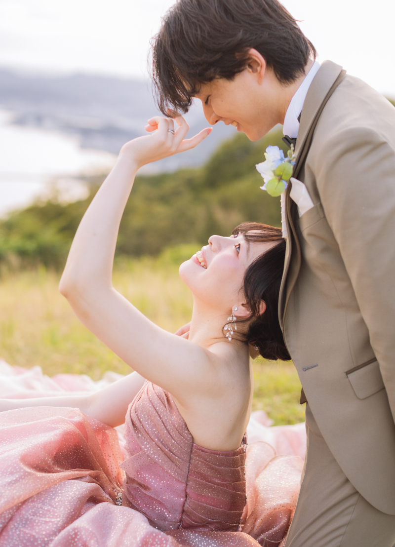 見つめ合うおふたり