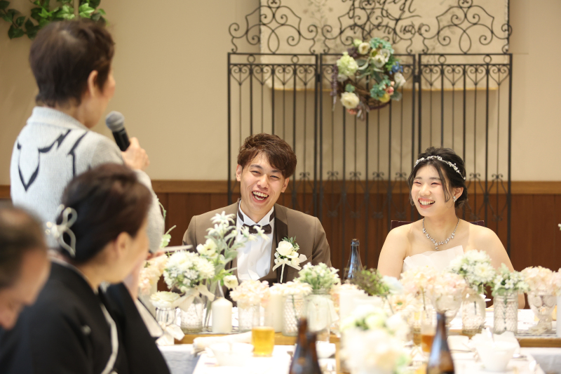 アットホームな結婚式