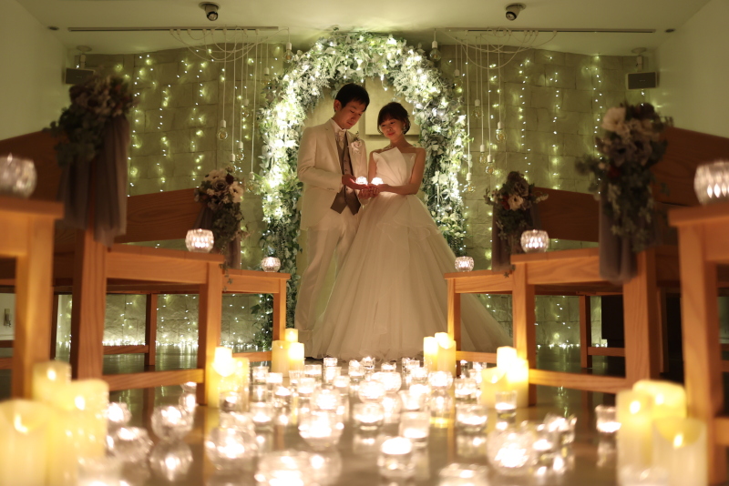 まずはキャンドル撮影から＊