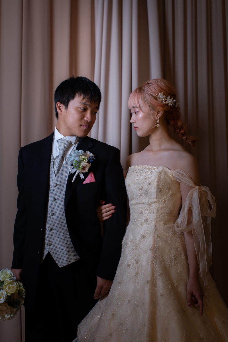 カラードレスにチェンジ!