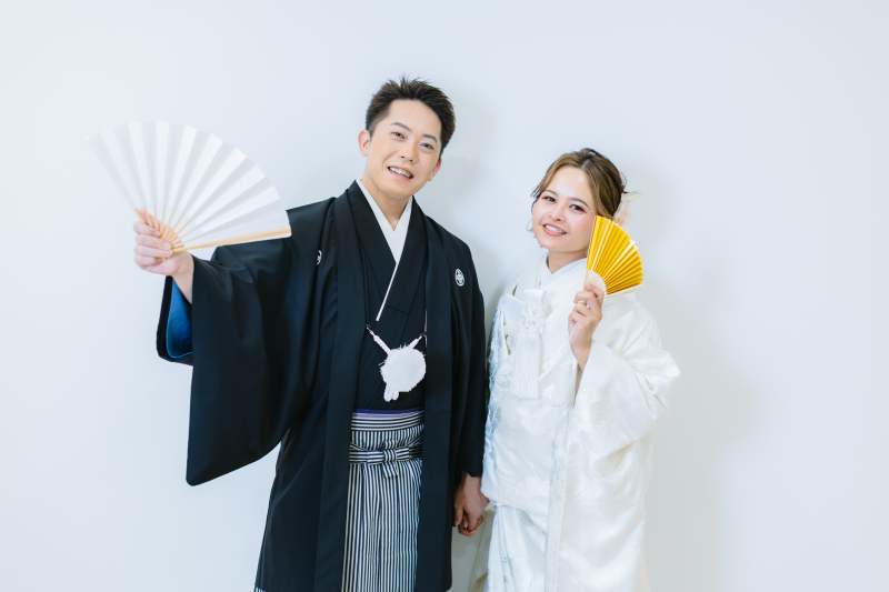 お扇子でチラリ☆