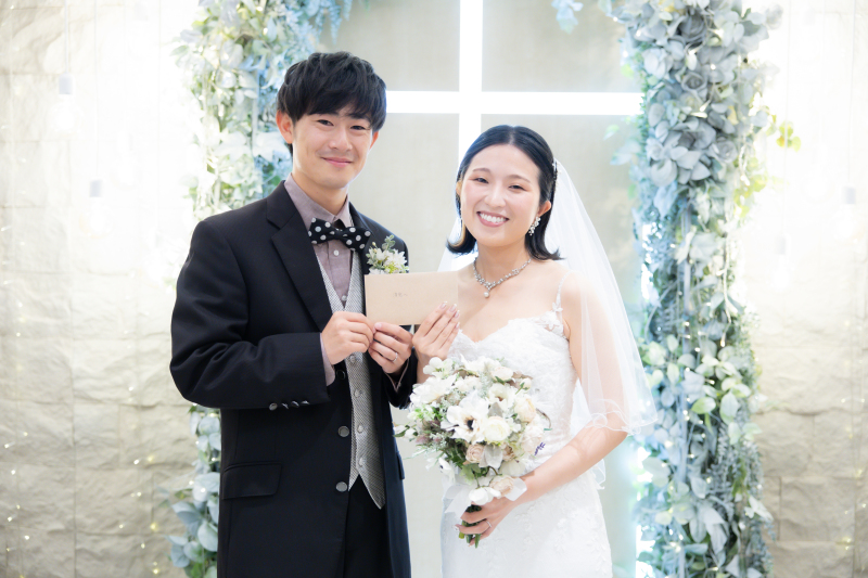 記念にお手紙を添えて