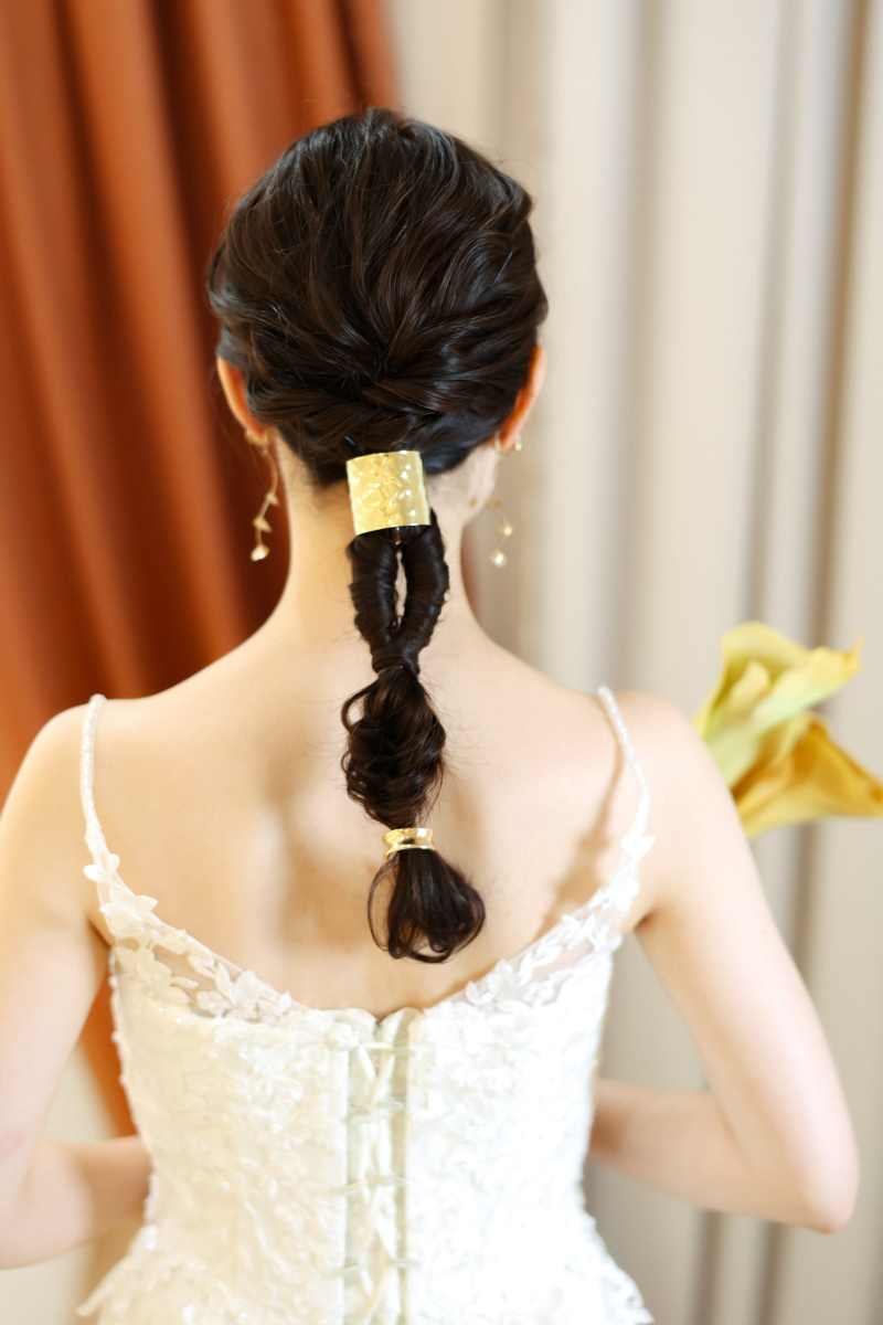 可愛くヘアアレンジ