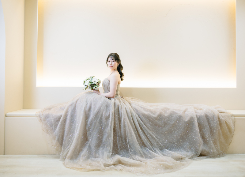 広がったドレス♡