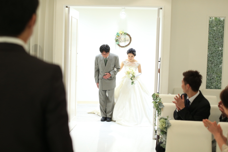花嫁様のご入場