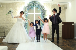 家族みんなで仲良しショット！