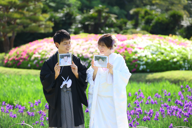 小さい頃のお写真を持って来ていただいても素敵です