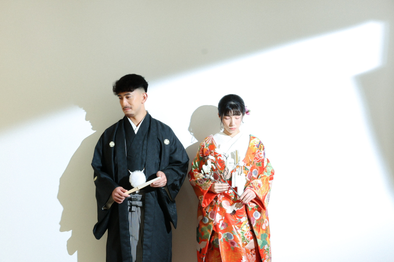 プリエージュ館内撮影は、和装との相性もピッタリ＊