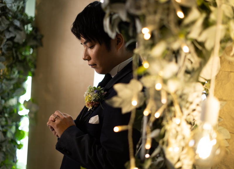 新郎様ソロショット