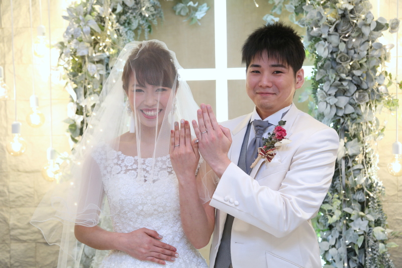 結婚指輪、披露☆