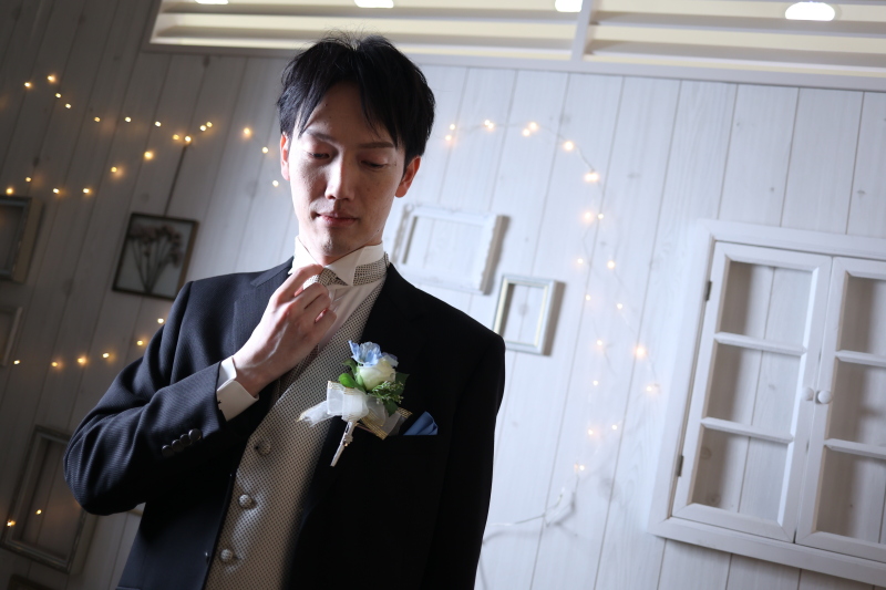 ご新郎様　お1人ショット