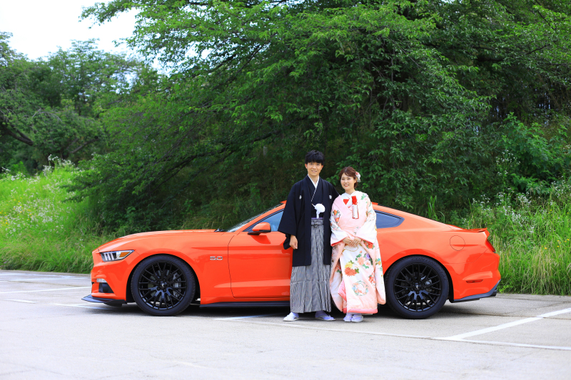 おふたりの愛車と共に♩