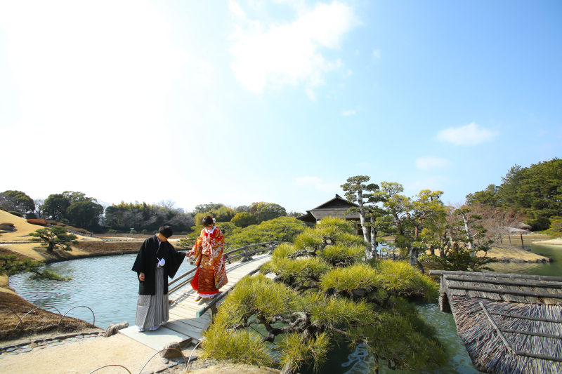 エスコートのお姿が素敵ですね